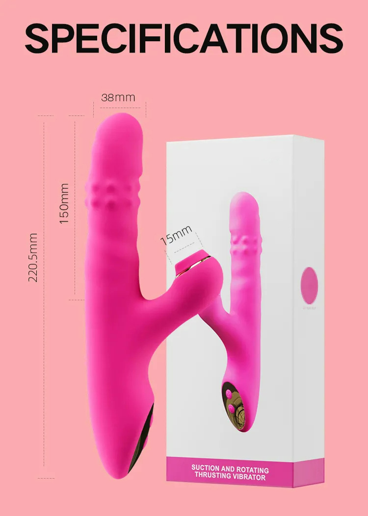 RoxyPleasure Unique Rotation G spot Vibrator size